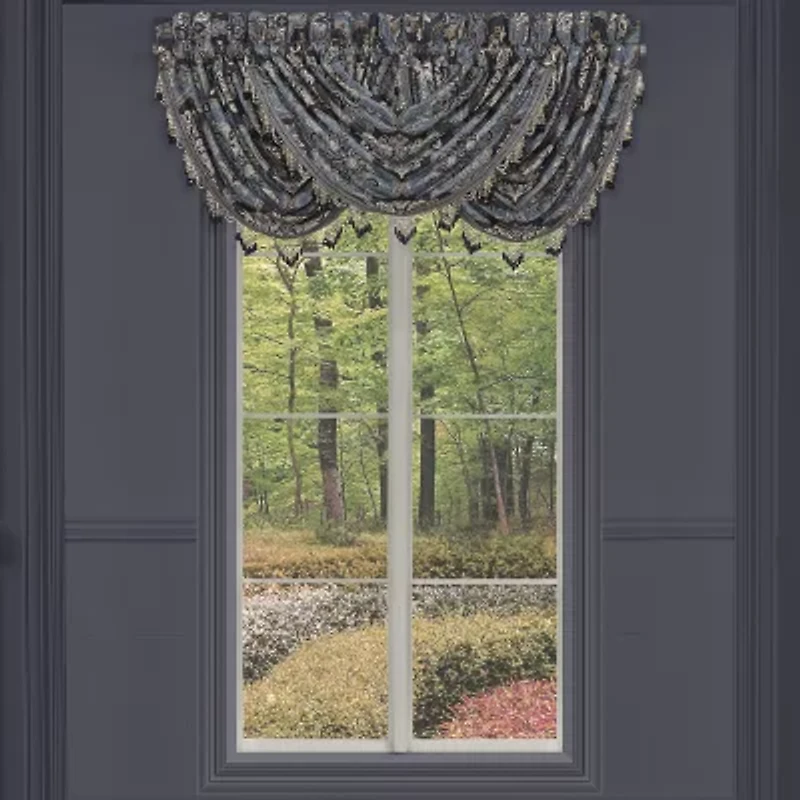 Queen Street Manila Rod Pocket Waterfall Valance