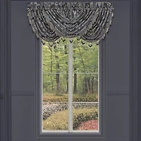 Queen Street Manila Rod Pocket Waterfall Valance