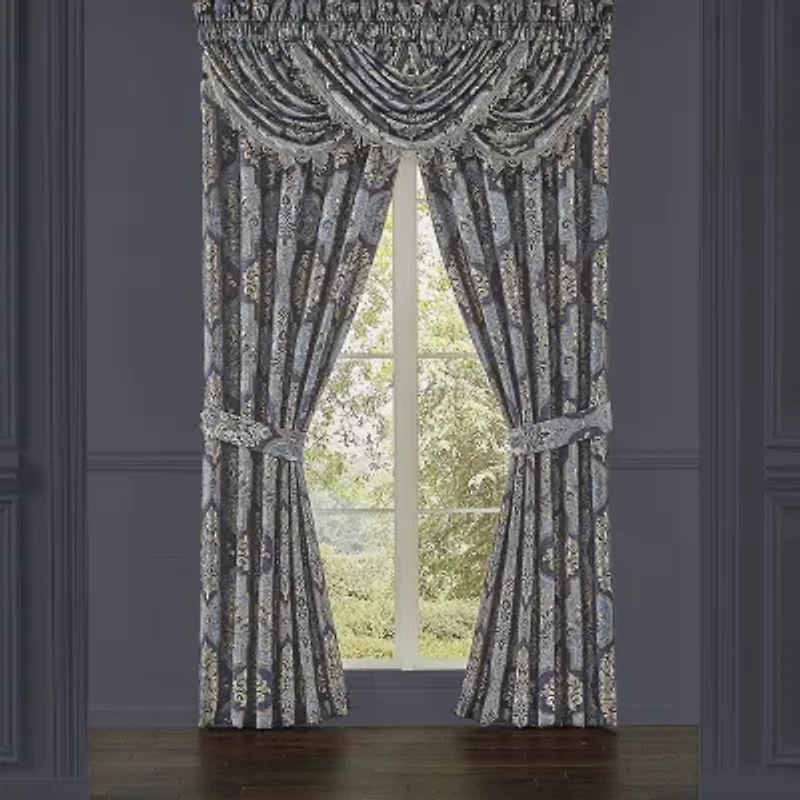 Queen Street Manila Rod Pocket Waterfall Valance