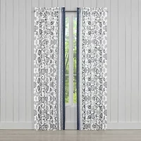 Royal Court Chelsea Rod Pocket Light-Filtering Set of 2 Curtain Panel