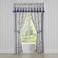Royal Court Chelsea Rod Pocket Light-Filtering Set of 2 Curtain Panel