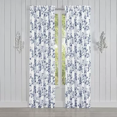 Royal Court Rialto Rod Pocket Light-Filtering Set of 2 Curtain Panel