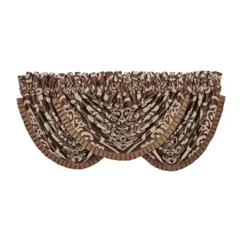 Queen Street Seymour Rod Pocket Waterfall Valance