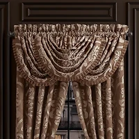 Queen Street Seymour Rod Pocket Waterfall Valance
