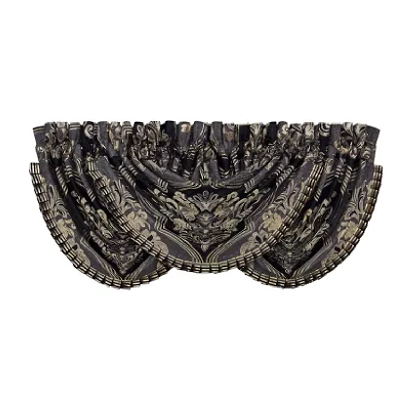 Queen Street Sayreville Rod Pocket Waterfall Valance