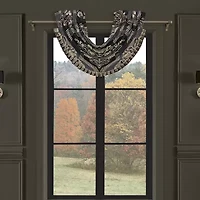 Queen Street Sayreville Rod Pocket Waterfall Valance