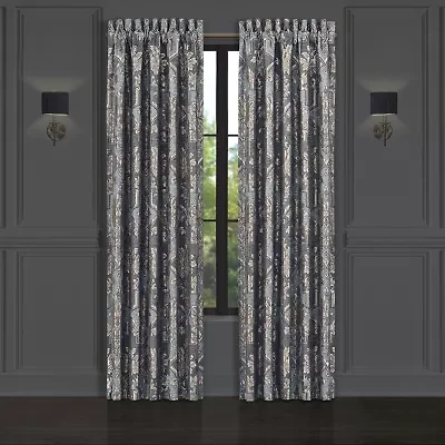 Queen Street Woodmere Rod Pocket Light-Filtering Set of 2 Curtain Panel