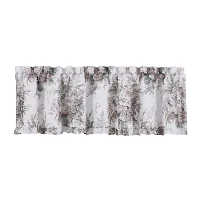 Royal Court Estelle Rod Pocket Tailored Valance