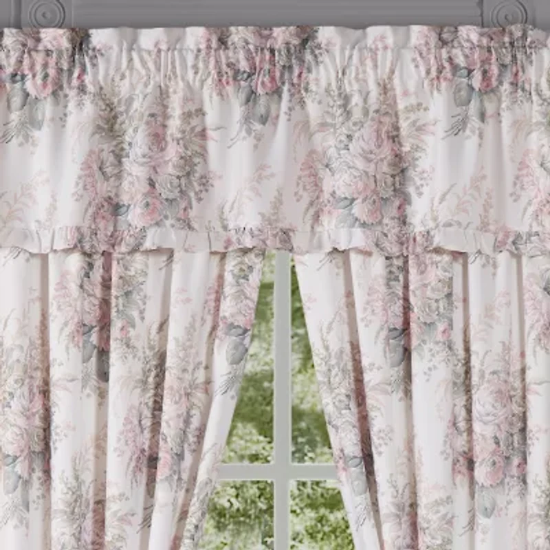 Royal Court Estelle Rod Pocket Tailored Valance