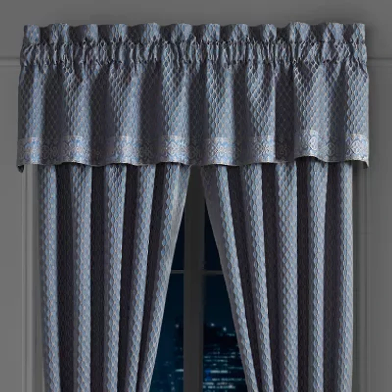 Five Queens Court Leah Rod Pocket Tailored Valance