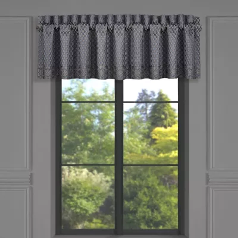 Five Queens Court Leah Rod Pocket Tailored Valance