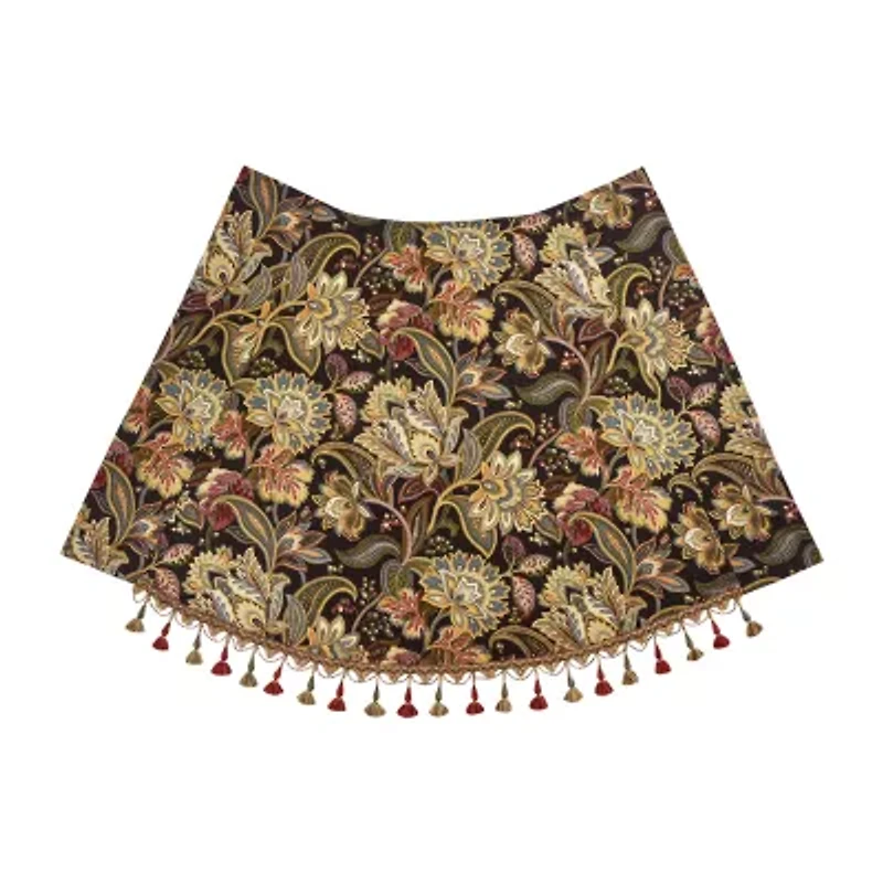 Five Queens Court Stefania Rod Pocket Waterfall Valance