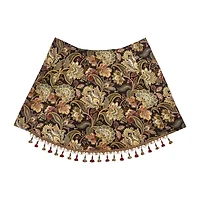 Five Queens Court Stefania Rod Pocket Waterfall Valance