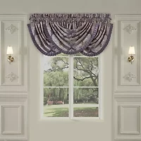 Five Queens Court Dominique Rod Pocket Energy Saving Light-Filtering Single Curtain Panel