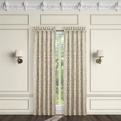 Queen Street Marcelle Rod Pocket Light-Filtering Set of 2 Curtain Panel