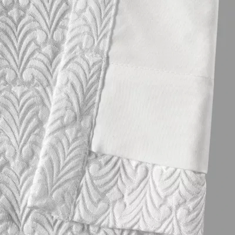 Queen Street Belize Rod Pocket Light-Filtering Set of 2 Curtain Panel