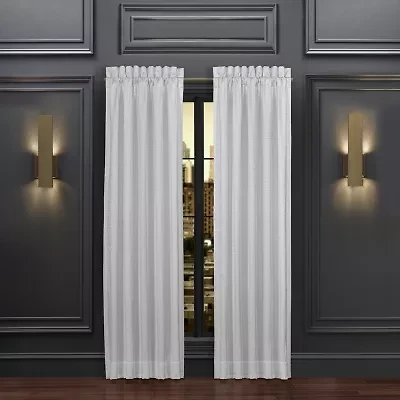 Queen Street Belize Rod Pocket Light-Filtering Set of 2 Curtain Panel