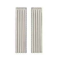 Queen Street Avelina Rod Pocket Light-Filtering Set of 2 Curtain Panel