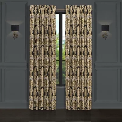 Queen Street Mandalay Rod Pocket Light-Filtering Set of 2 Curtain Panel