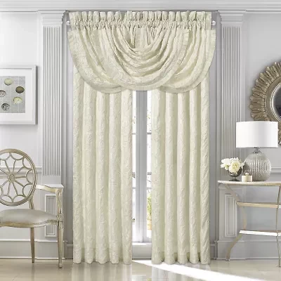 Queen Street Maddison Rod Pocket Light-Filtering Set of 2 Curtain Panel