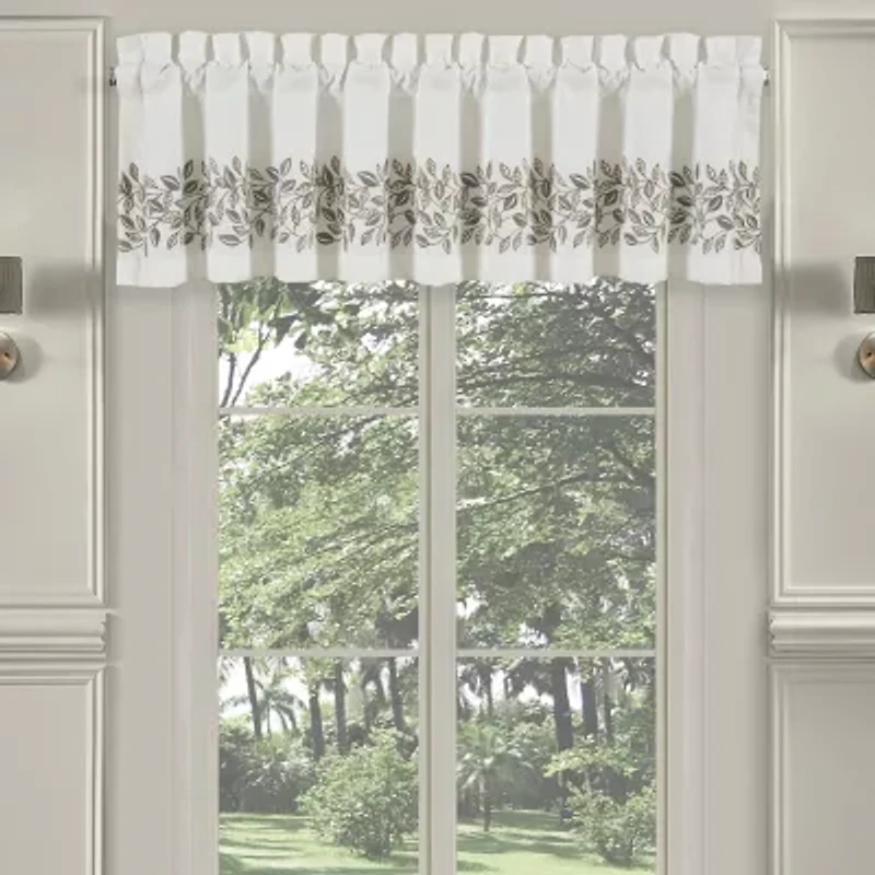 Royal Court Laurel Rod Pocket Tailored Valance