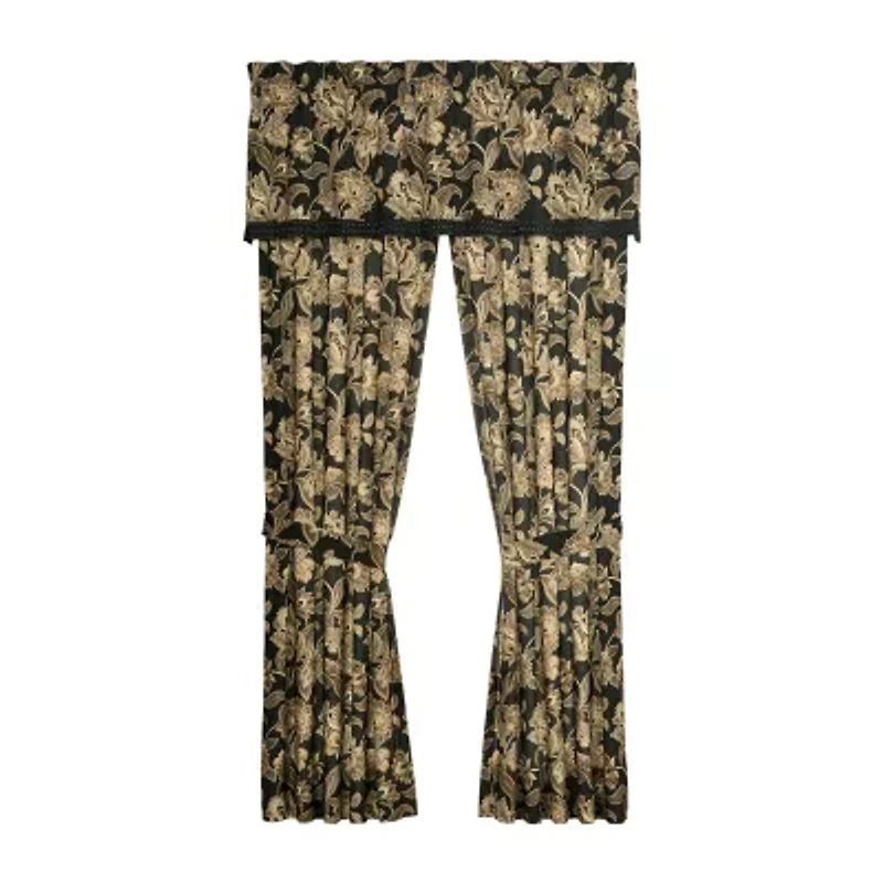 Queen Street Montecito Rod Pocket Light-Filtering Set of 2 Curtain Panel