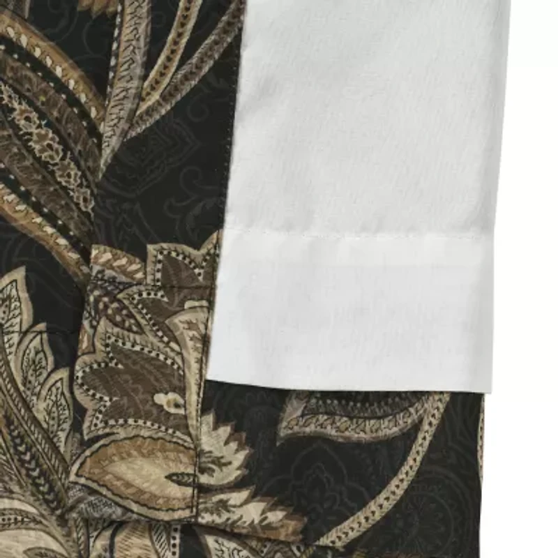 Queen Street Montecito Rod Pocket Light-Filtering Set of 2 Curtain Panel