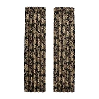 Queen Street Montecito Rod Pocket Light-Filtering Set of 2 Curtain Panel