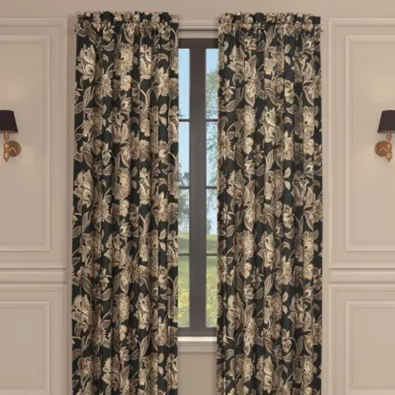 Queen Street Montecito Rod Pocket Light-Filtering Set of 2 Curtain Panel