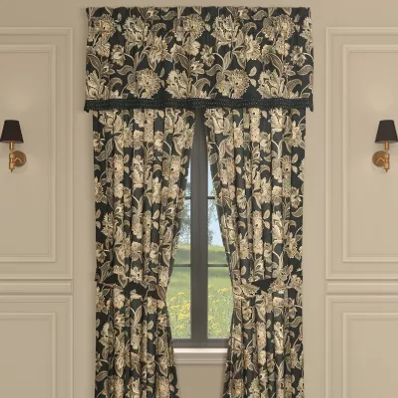 Queen Street Montecito Rod Pocket Light-Filtering Set of 2 Curtain Panel