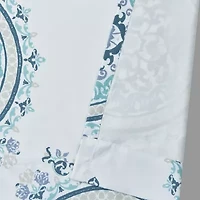 Queen Street Afton Rod Pocket Light-Filtering Set of 2 Curtain Panel