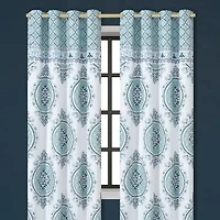 Queen Street Afton Rod Pocket Light-Filtering Set of 2 Curtain Panel