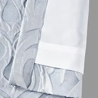 Queen Street Linda Rod Pocket Embellished Light-Filtering Set of 2 Curtain Panel