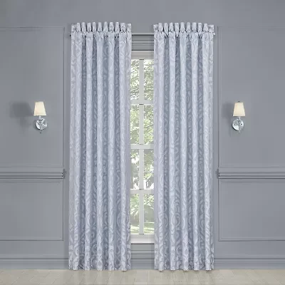 Queen Street Linda Rod Pocket Embellished Light-Filtering Set of 2 Curtain Panel