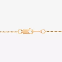 Limited Quantities! Womens Lab Created Multi Color 10K Rose Gold 18 Inch Pendant Necklace