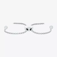 Limited Quantities! Womens Genuine Multi Color Sterling Silver Bolo Bracelet