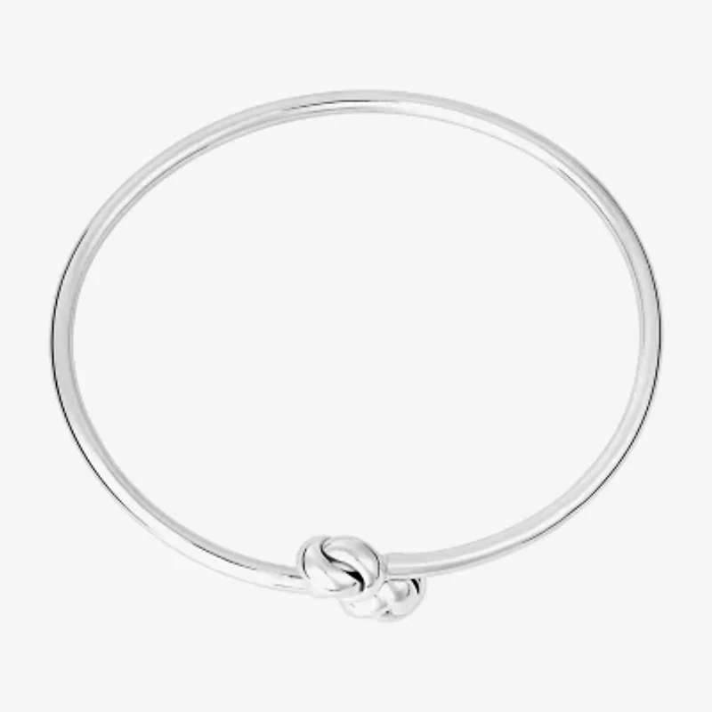 Silver Reflections Bypass Womens Pure Silver Over Brass Cuff Bracelet