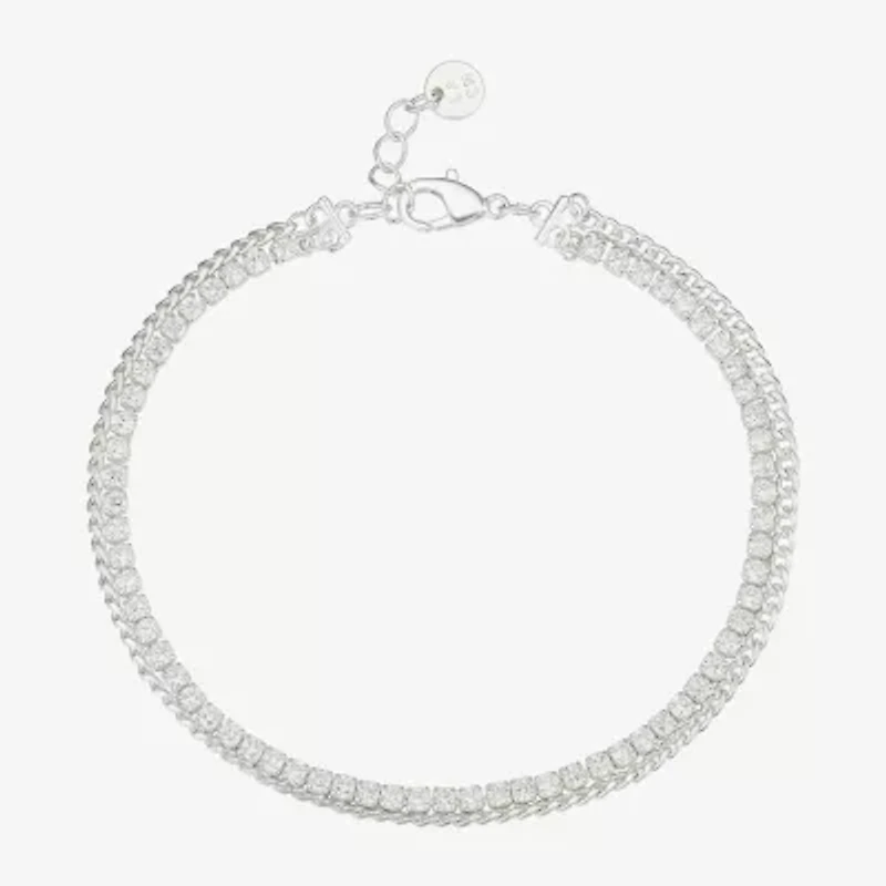 Moda Sport Hypoallergenic Water-Resistant Womens Stainless Steel Semisolid Curb Hypoallergenic Chain Bracelet