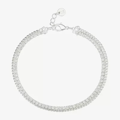 Moda Sport Hypoallergenic Water-Resistant Womens Stainless Steel Semisolid Curb Hypoallergenic Chain Bracelet