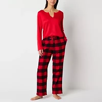 Sleep Chic Womens Flannel Tall Pajama Pants