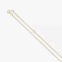 Womens 10K Personalized Gold Pendant Necklace