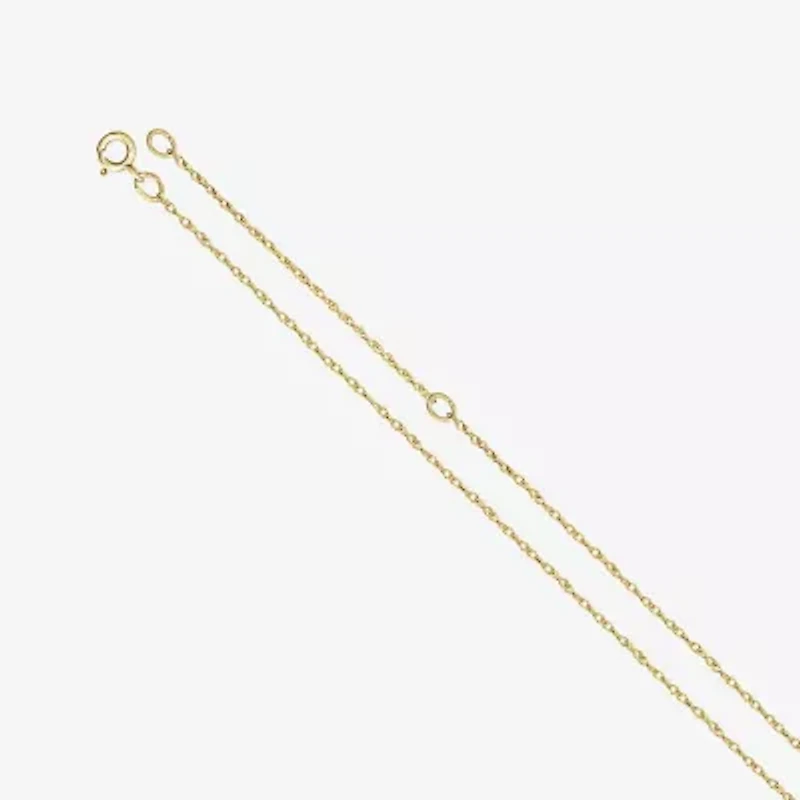 Personalized Initial Cutout Cross Pendant Necklace