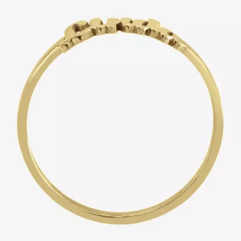 Personalized Script Name Ring