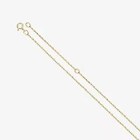 Personalized 14K Gold Over Silver Initial Pendant Necklace