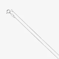 Personalized Sterling Silver 29mm "I Love You To The Moon And Back" Round Pendant Necklace