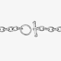 Personalized Sterling Silver 20mm Monogram Script Charm Bracelet