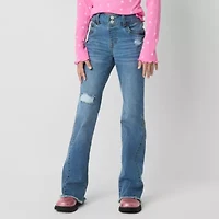 Vanilla Star Big Kid Girls High Rise Flare Leg Jean
