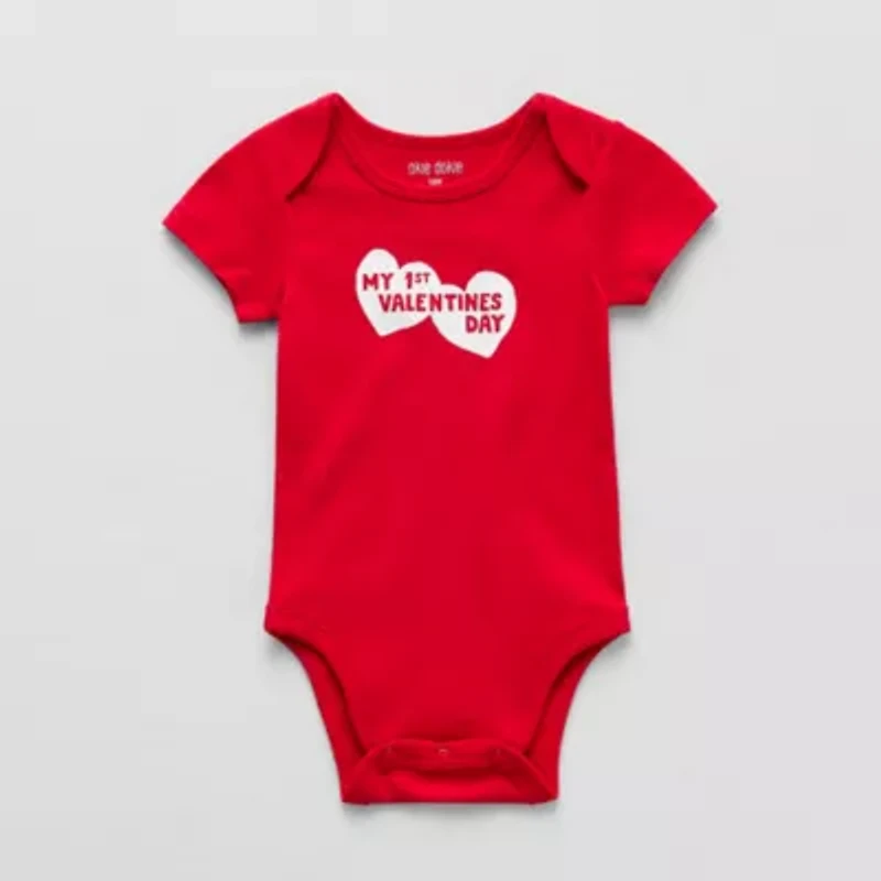 Okie Dokie Baby Unisex Round Neck Short Sleeve Rib Bodysuit