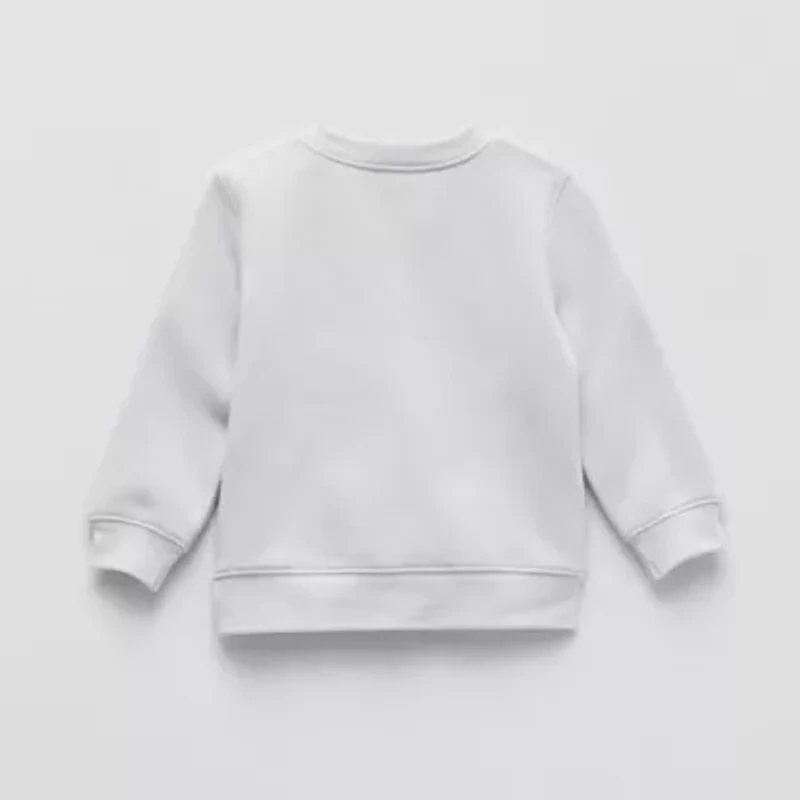 Okie Dokie Baby Unisex Crew Neck Fleece Long Sleeve Sweatshirt