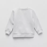 Okie Dokie Baby Unisex Crew Neck Fleece Long Sleeve Sweatshirt
